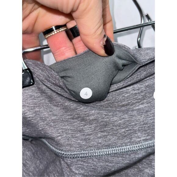Lululemon Gray Cropped Leggings | Sz 4 - Picture 5 of 5